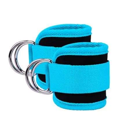 Custom Logo Fitness Gym Available Ankle Buckle Straps Ankle Straps For Cable Machines