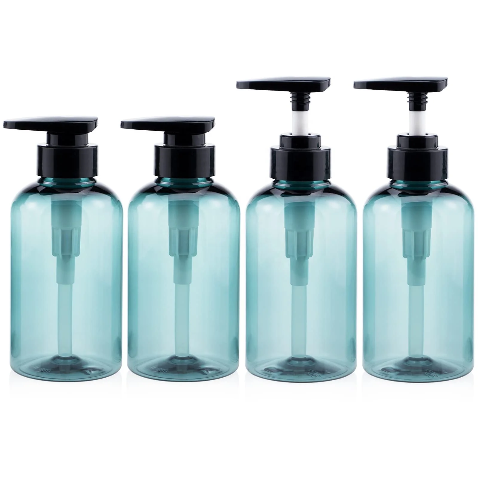 PETG 250ML Aloe Vera Gel Bottle Custom 8 Oz Green Shampoo Bottle Body Lotion Bottle With Flip Top