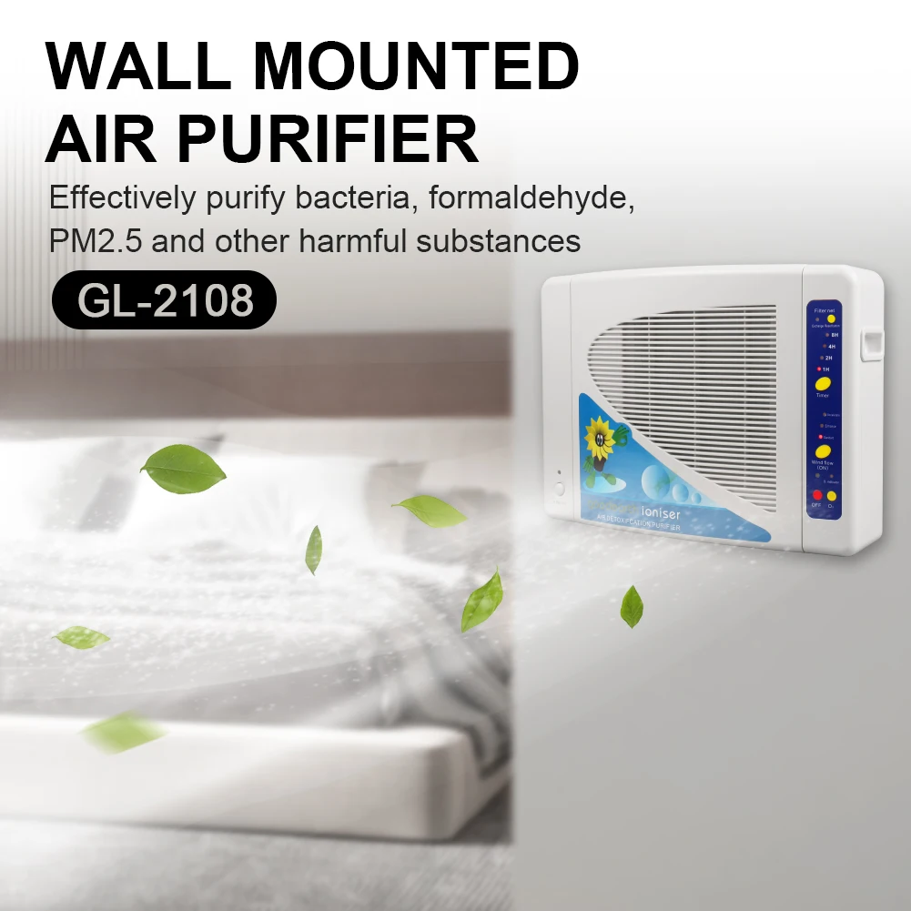 2024 China Manufacturer  New High Quality Intelligent Purification Ozone Air Purifier Hepa Filter For Home