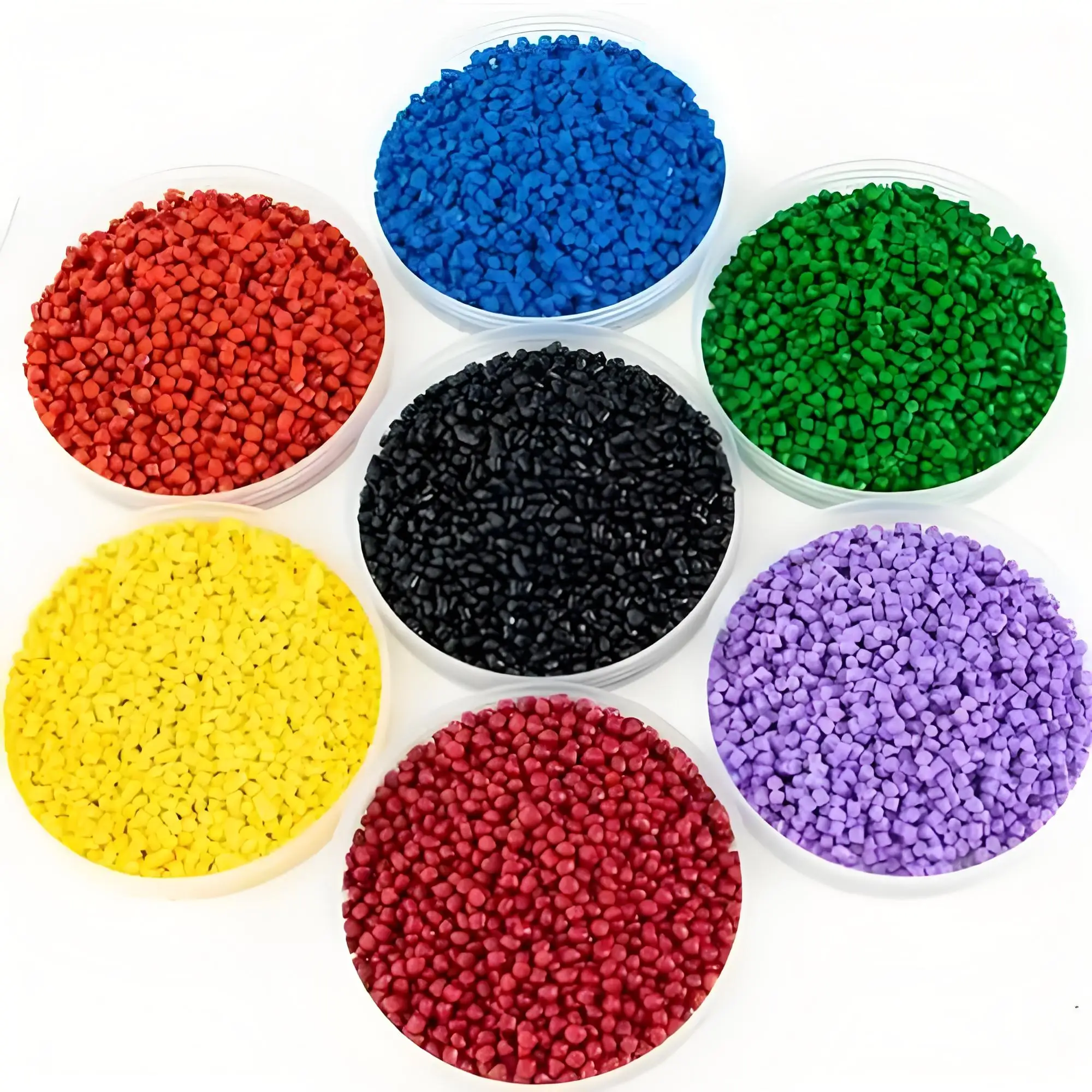 2024 HDPE Plastic Pellets Virgin Granules Cheap Recycled Black Masterbatch