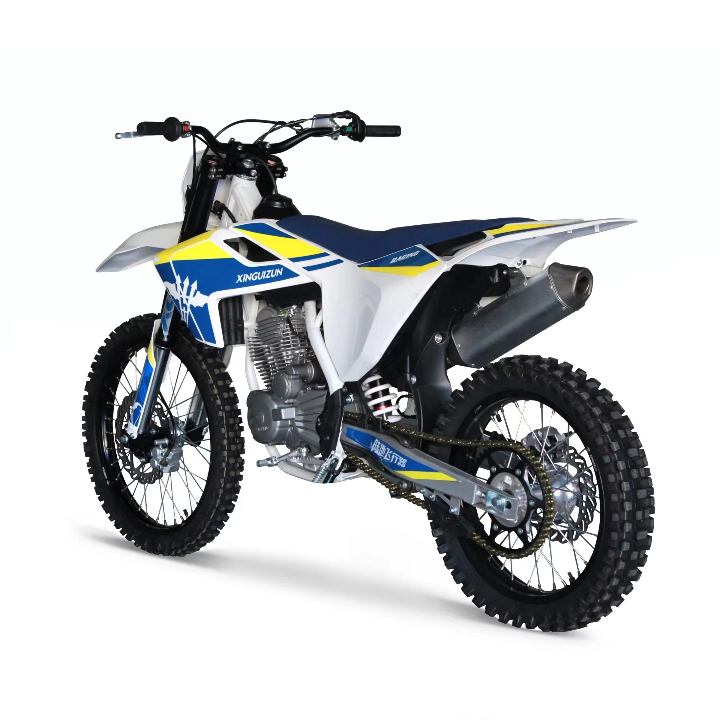 Factory Sells 250cc Dirt Bike Land Craft Motorcycle Multi 1 Cylinder 4 Stroke 14kw / 8500rpm - 19 Hp Xgz-lu Di Fei Xing Qi 280mm