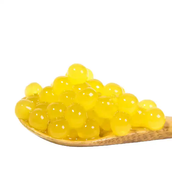 Lemon And Lime Sour Flavour Fresh Pearls 365G Glass Jar 12Oz Delicate And Slightly Gelly Lemon And Lime Pearls