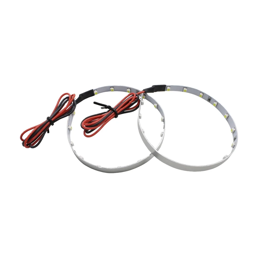 TAOCHIS LED Light Devil Eyes For 3 2.5 Inch Car Head light Projector Lens Motorcycle HID Xenon Hella Q5 WST 360 Degree SMD