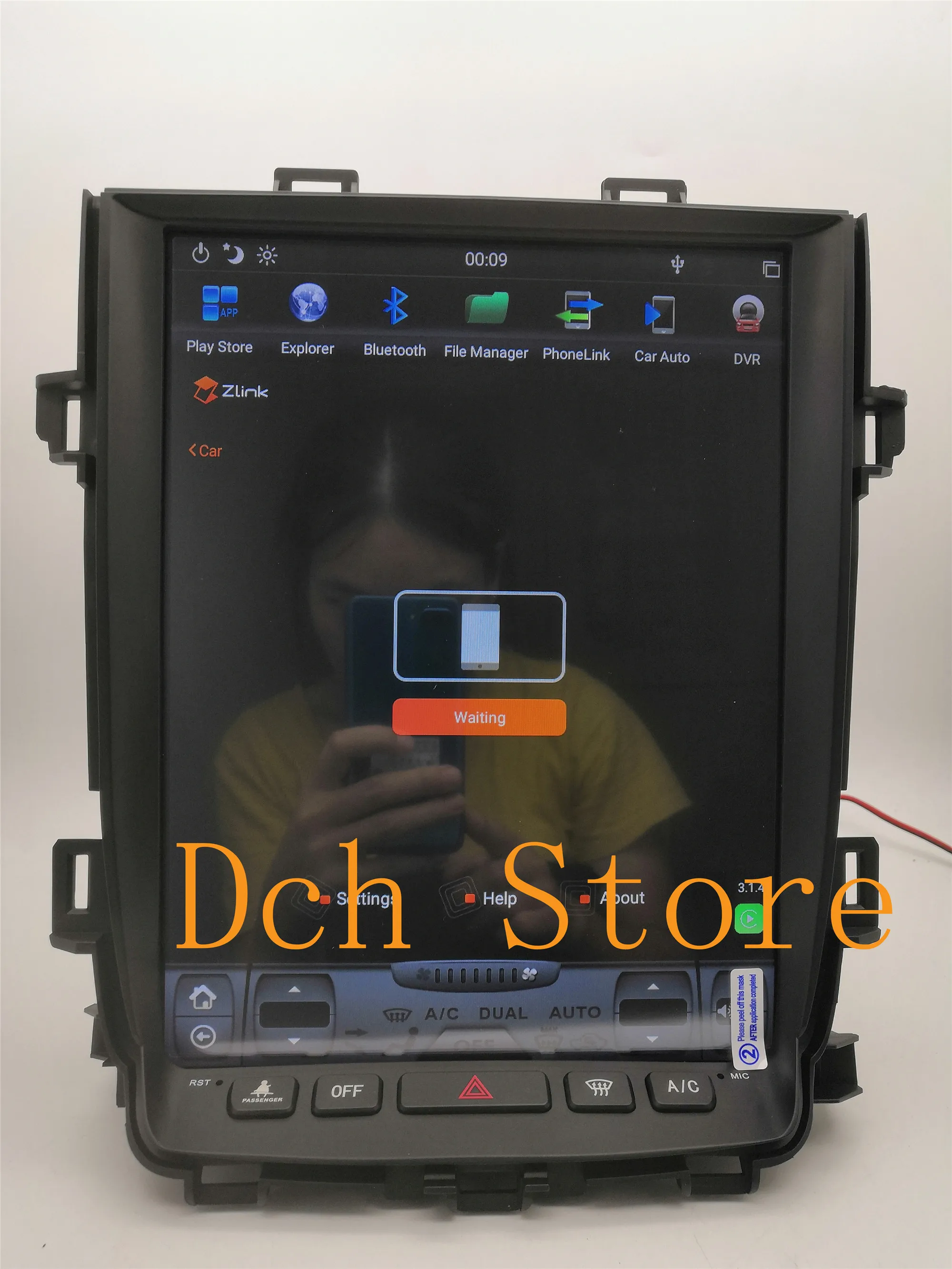 12.1 inch android 11 car dvd player gps navigation car for alphard 20 series 2008-2014 tesla screen stereo auto PX6 CARPLAY