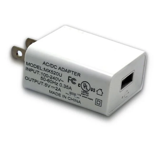 5V2A USB A Phone Adapter Charger Promotion 3C Standard  For Asia Market