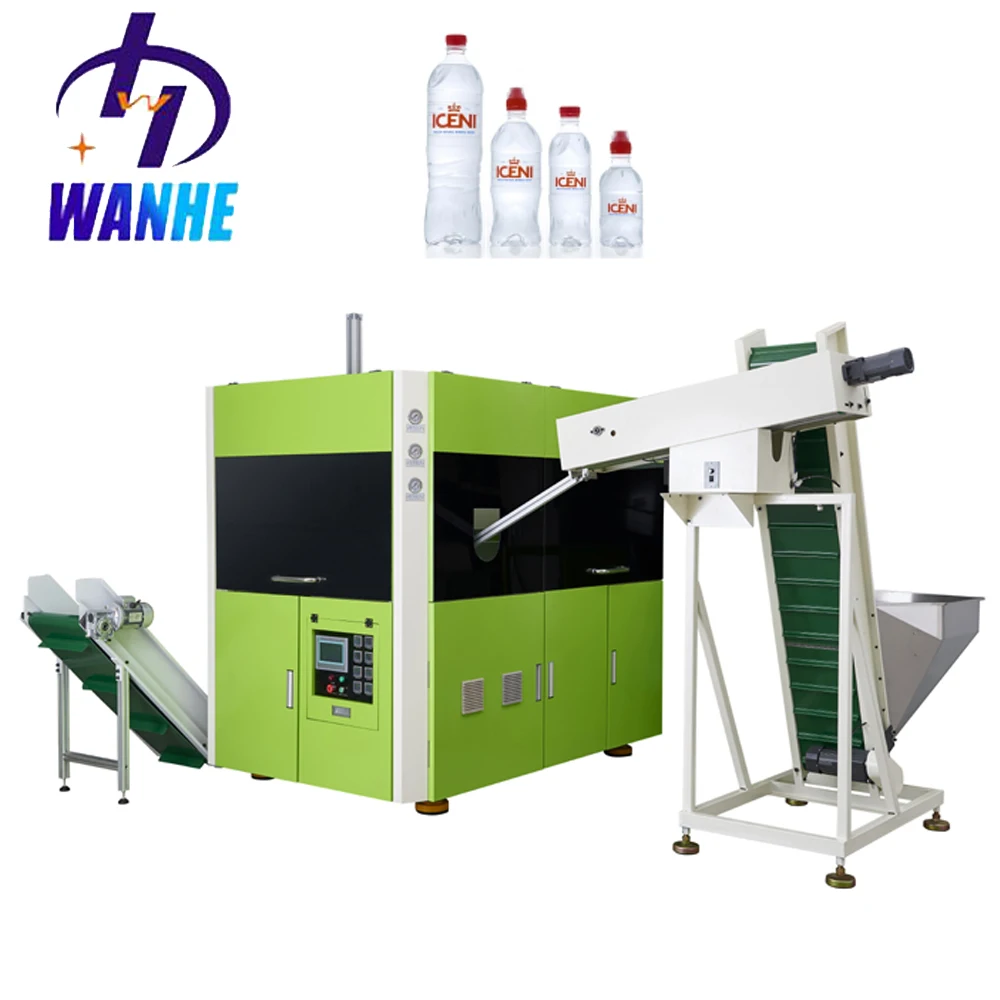 WANHE  water juice plastic pet bottle making machine automatic 5 gallon bottle blow molding machine