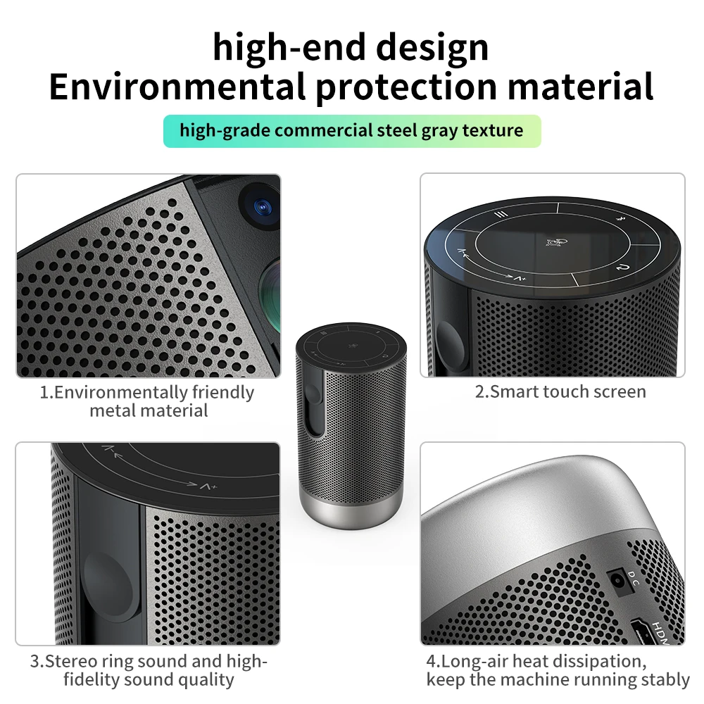 Home Theatre Digital Cinema Projector DLP 720P 1080p Home Native 3D Theater Video Proyector Smart 4K Support WIFI 3D Projector