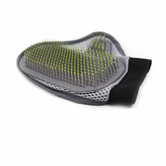 
Home of Paws Pet Grooming Brush Enhance Pet Grooming Gloves Deshedding Glove for Dog and Cat Left & Right Gentle De-Shedding 