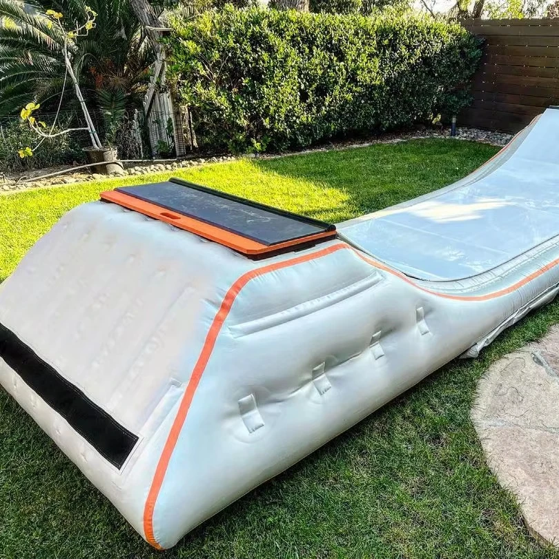 Athletics Inflatable Landing Airbag Inflatable bmx airbag Skiing Mountain Bike air bag jump inflatable bmx airbag