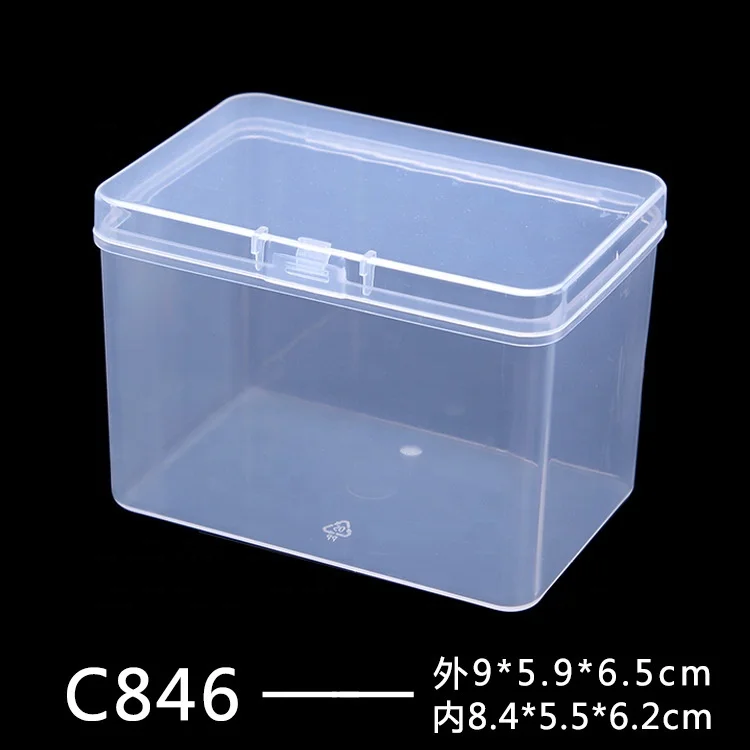 C846 Wholesale Plastic Containers, Large Rectangular Transparent Plastic Packaging, Waterproof Plastic Boxes