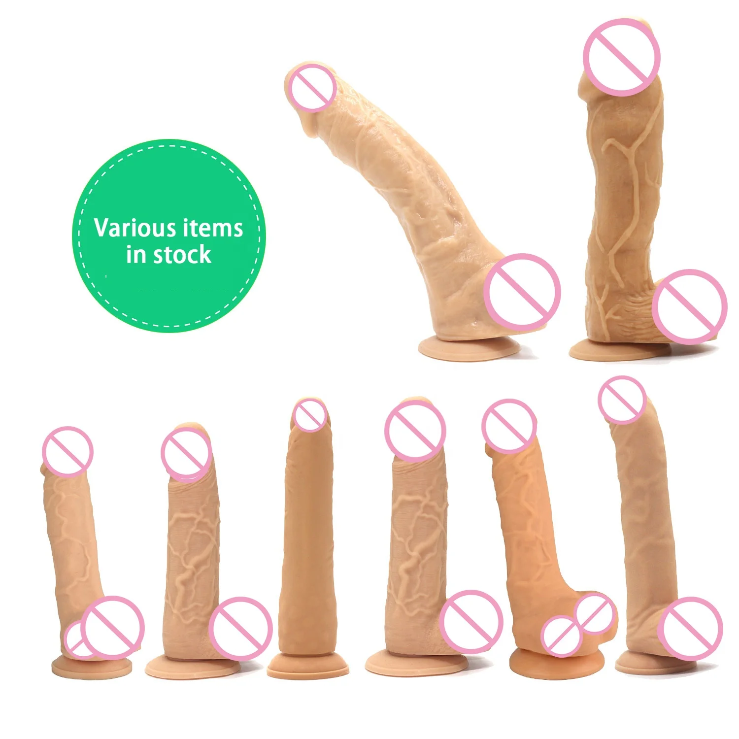 10 inch artificial huge big glans dildo realistic penis