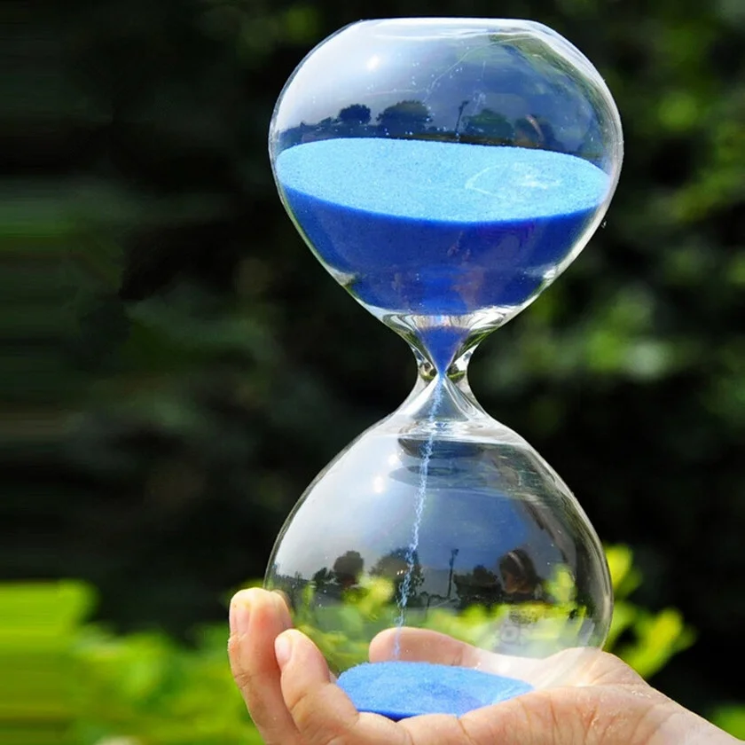 QIAOQI Hot Sale  3min 15min 30 min Custom LOGO Classic Sand Hourglass Sand Timer Colorful Hourglass