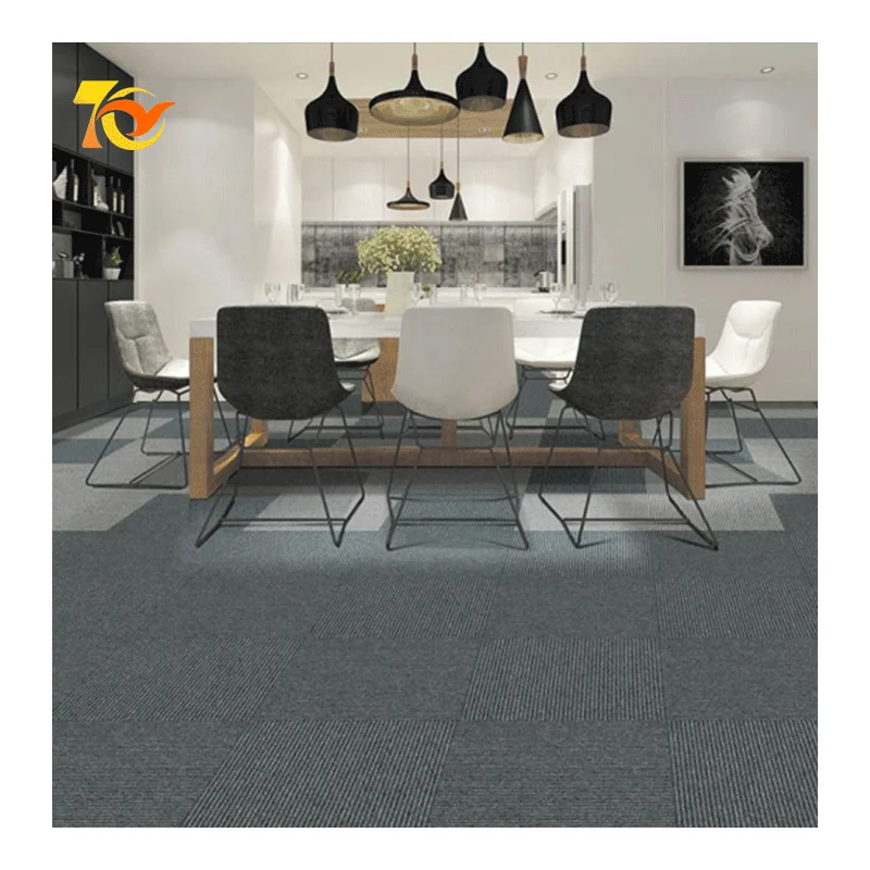 Suppliers Modern Designed Tile Carpet Marbl Bitumen Backing Wholesale Modern  Self-Adhesive Carpet Tiles
