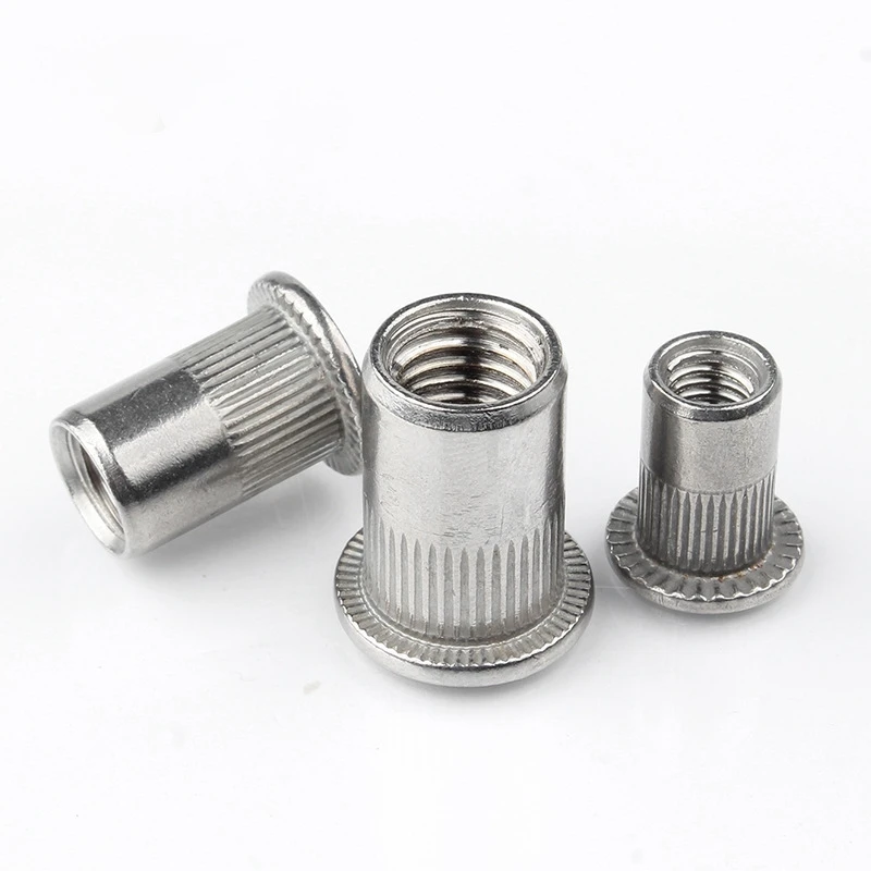 China Fastener Manufacture M10 1.25 stainless Steel Rivet Nuts