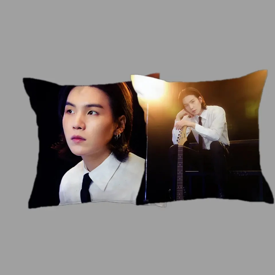 Wholesale KPOP Idol Group Bangtan Boys SUGA D-DAY Pillowcase Cushion Cover