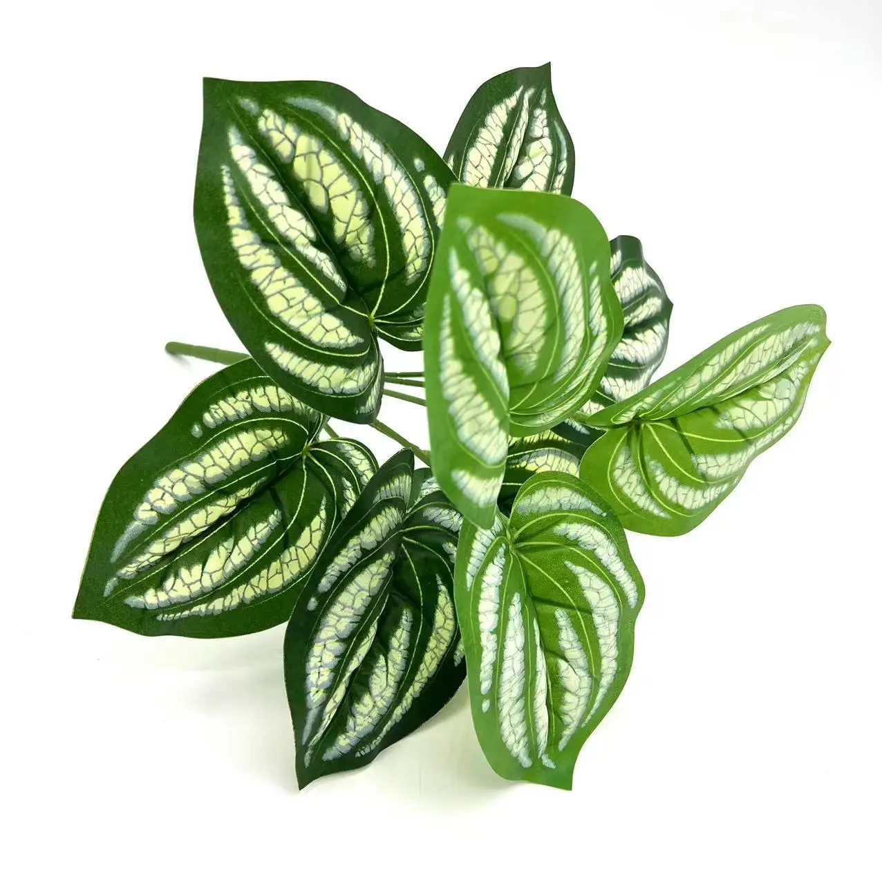 Fake Green Plants Potted Wall Decoration Simulation Plant Leaves Background Wall Flower Arrangement Material Customization