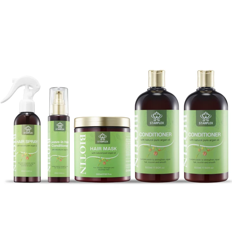 Starplex 500ml Collagen Biotin Hair Mask for Adults Pure Argan Oil Moisturizing Cream Refreshing Nourishing Hair Treatment