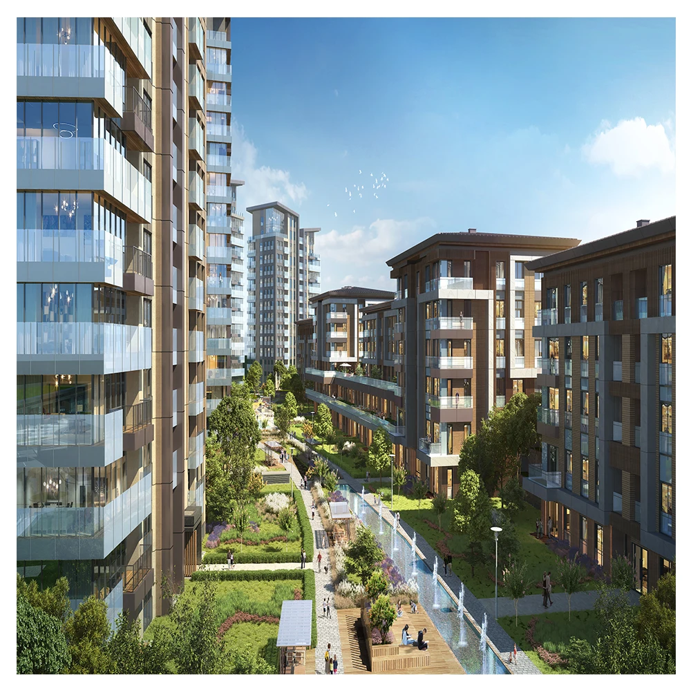 
Hot Selling Architecture Animation Visualization Service 3D Perspective View Exterior Rendering 