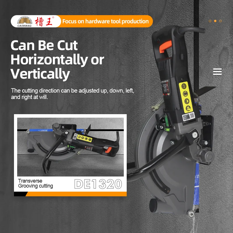 Factory Outlet 3000W 136mm Concrete Wall Groove Cutting Machine wall Chaser