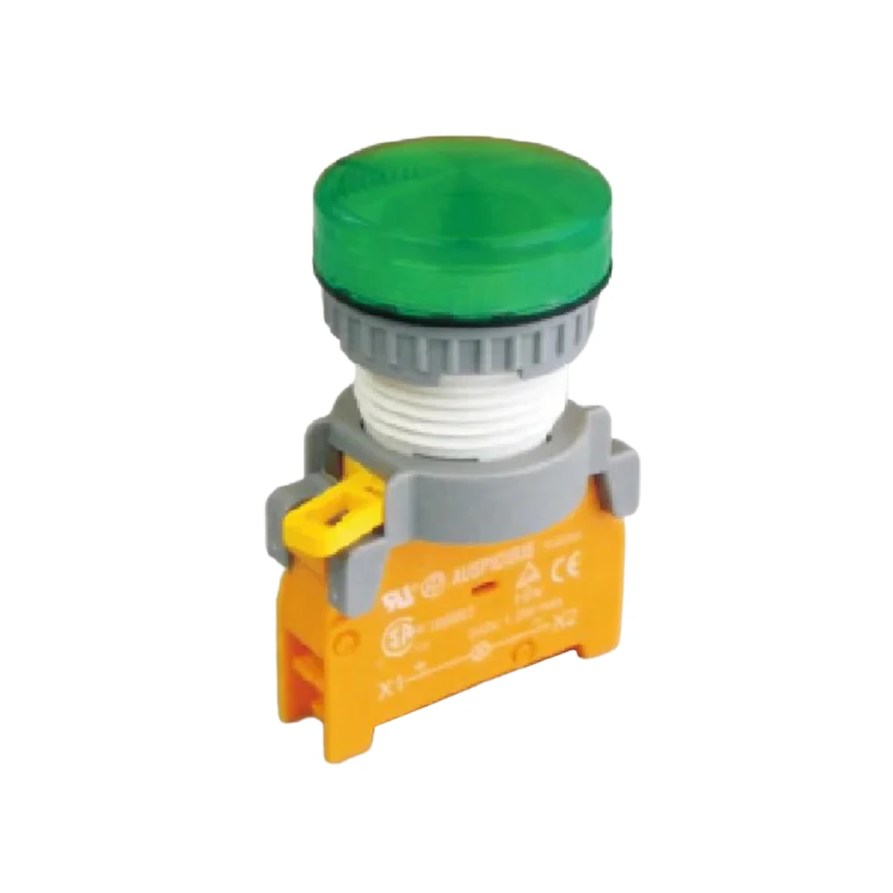 12V 24V 110V 220V Practical Pilot Lamp High Performance Round Head Indicator Lamp