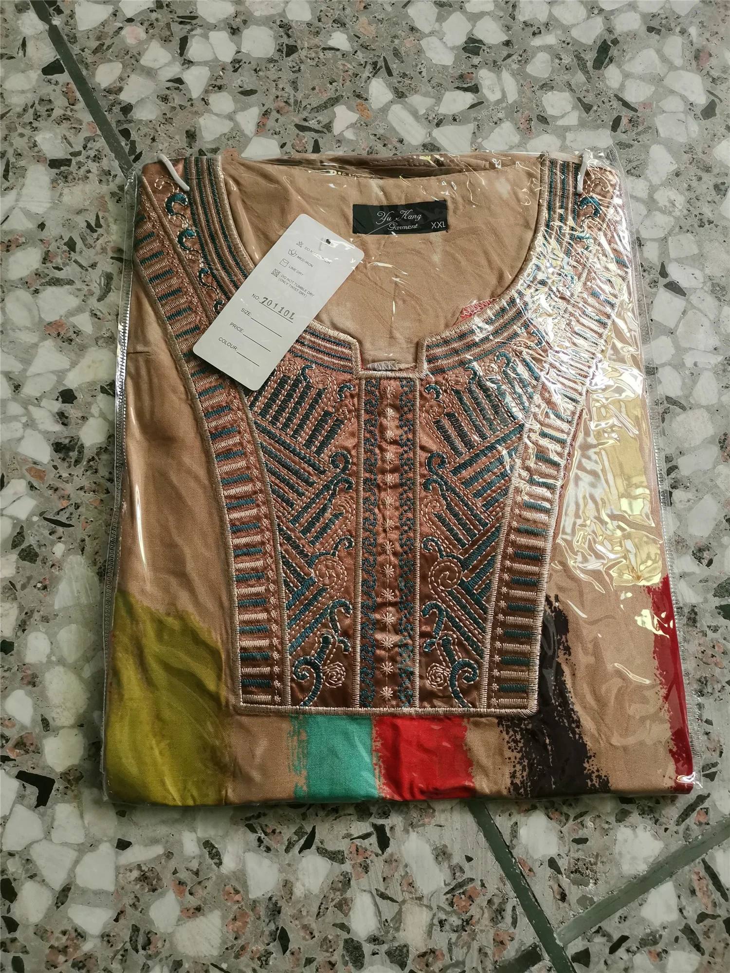 Latest cute colorful casual gown fashion maxi dress Middle East arab robe for women