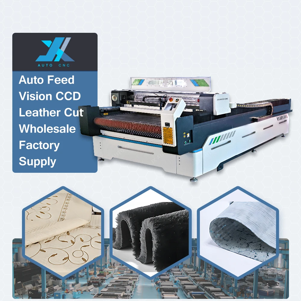 dual laser co2 fabric cutting machine 1625 1616 with auto feeding CCD camerawith sportswear cutting