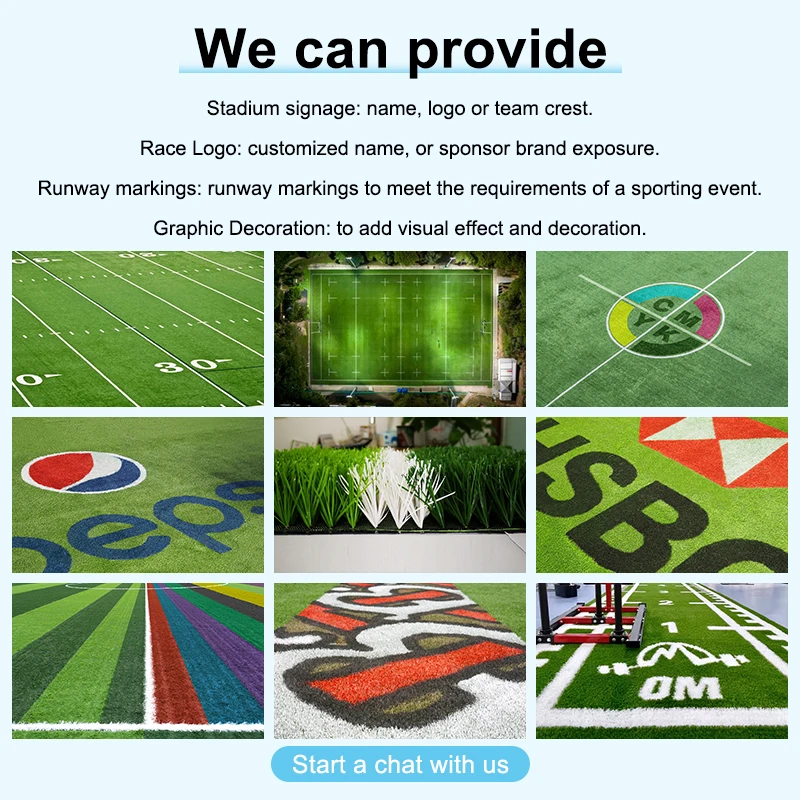 Gacci 15 20 25 35mm Carpet Fake Turf Artificial Grass For Football Stadium Field