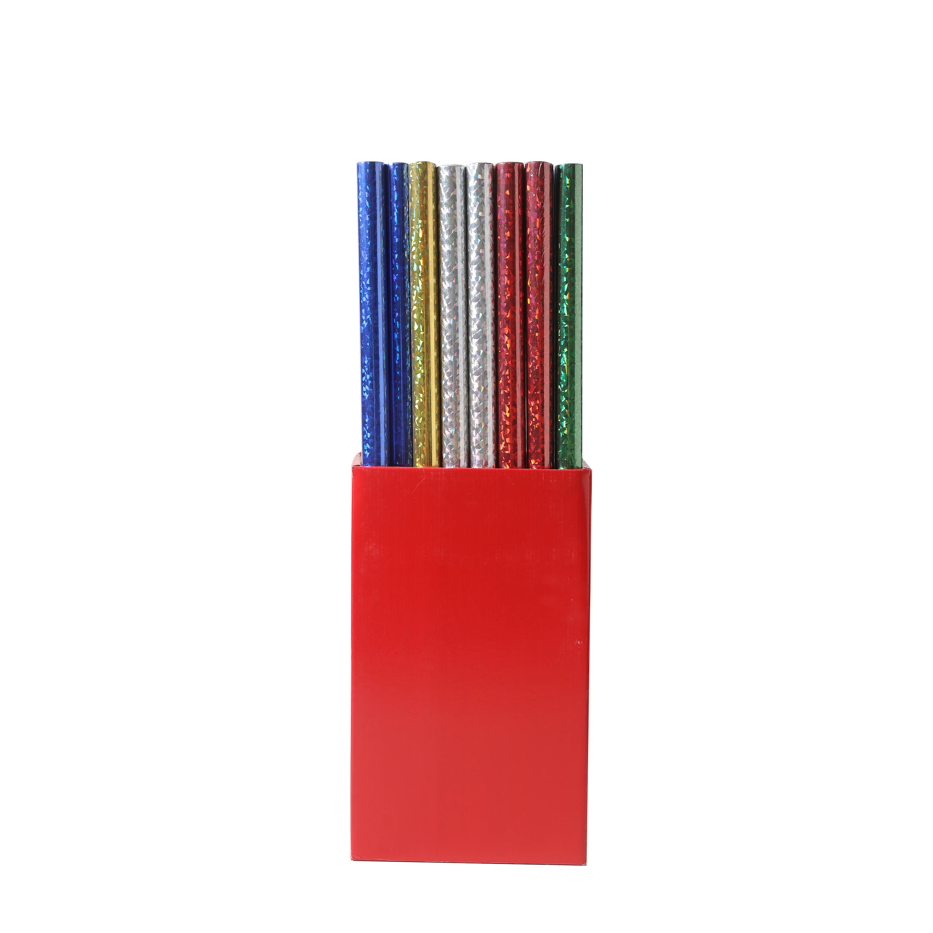 Luxury Fancy Design  Laser film Manufacturers supply Gift Wrapping Paper for Christmas upmarket