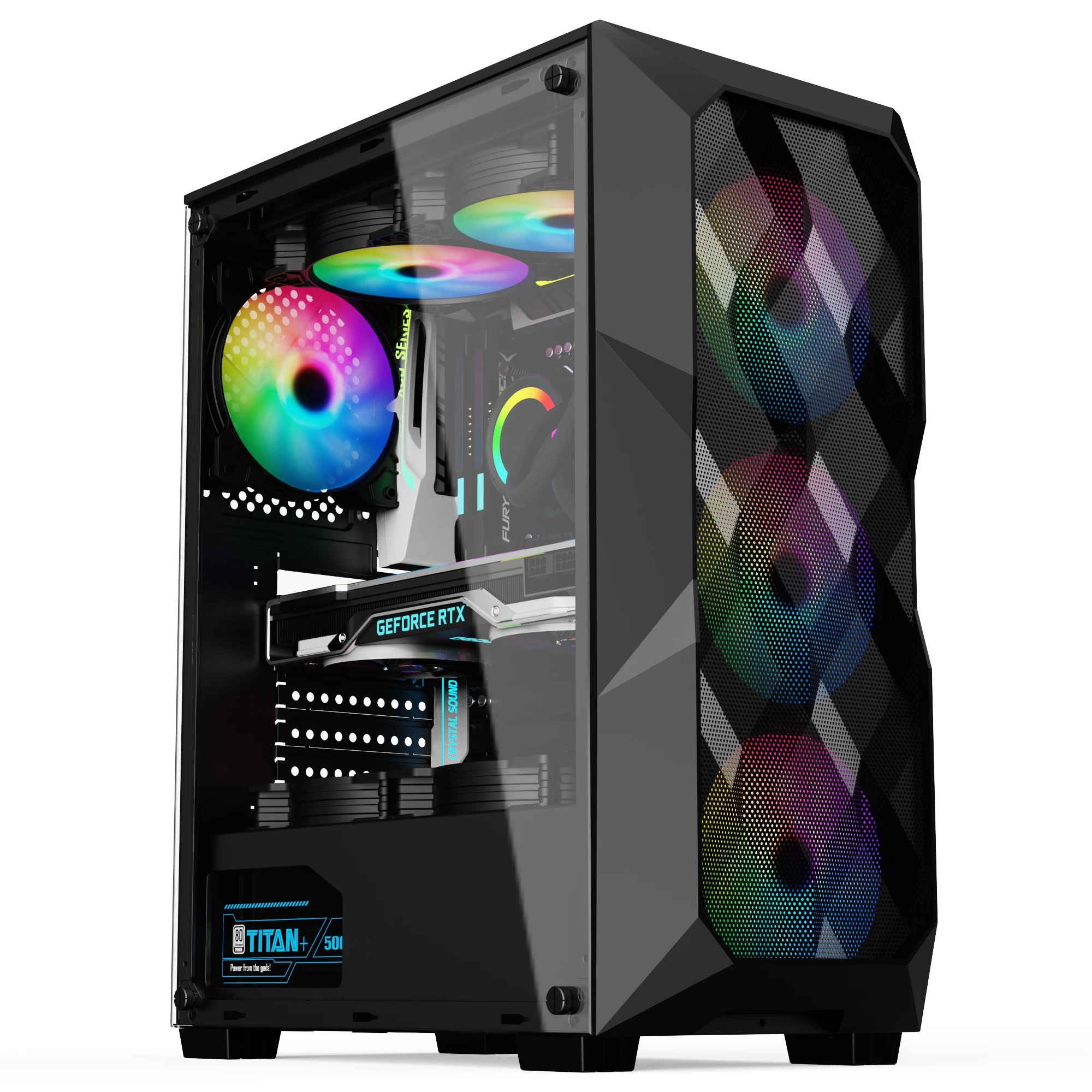 Игровые чехлы с полным корпусом процессор ATX корпус для ПК игровой