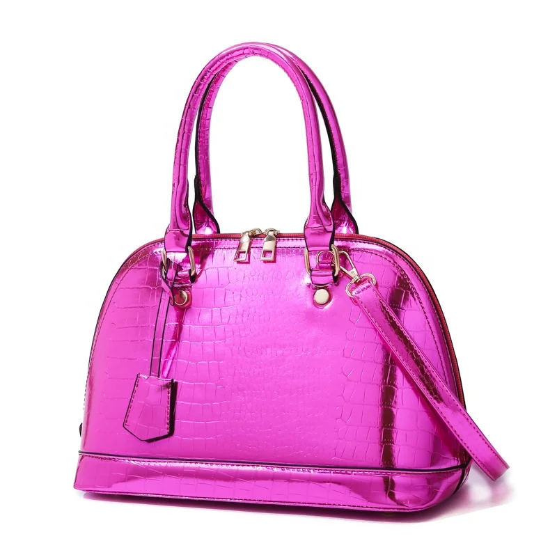 Wholesale Leather Big Bag Luxury Handbags Female Tote Bag Lady Fashion Design Purses Large Capacity Shiny Handbags for Women