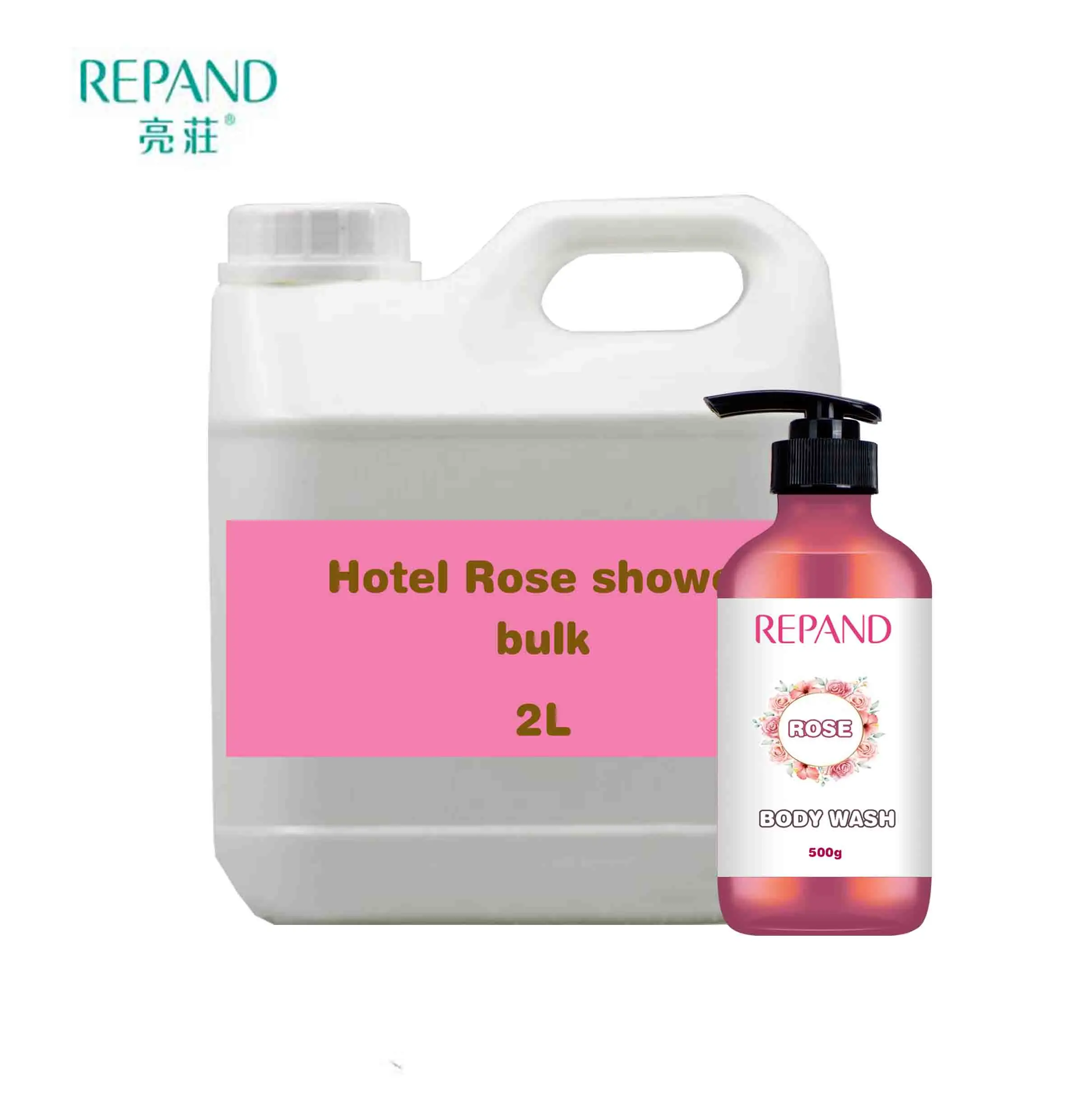 Repand bulk shower gel rose essential oil body wash High-capacity