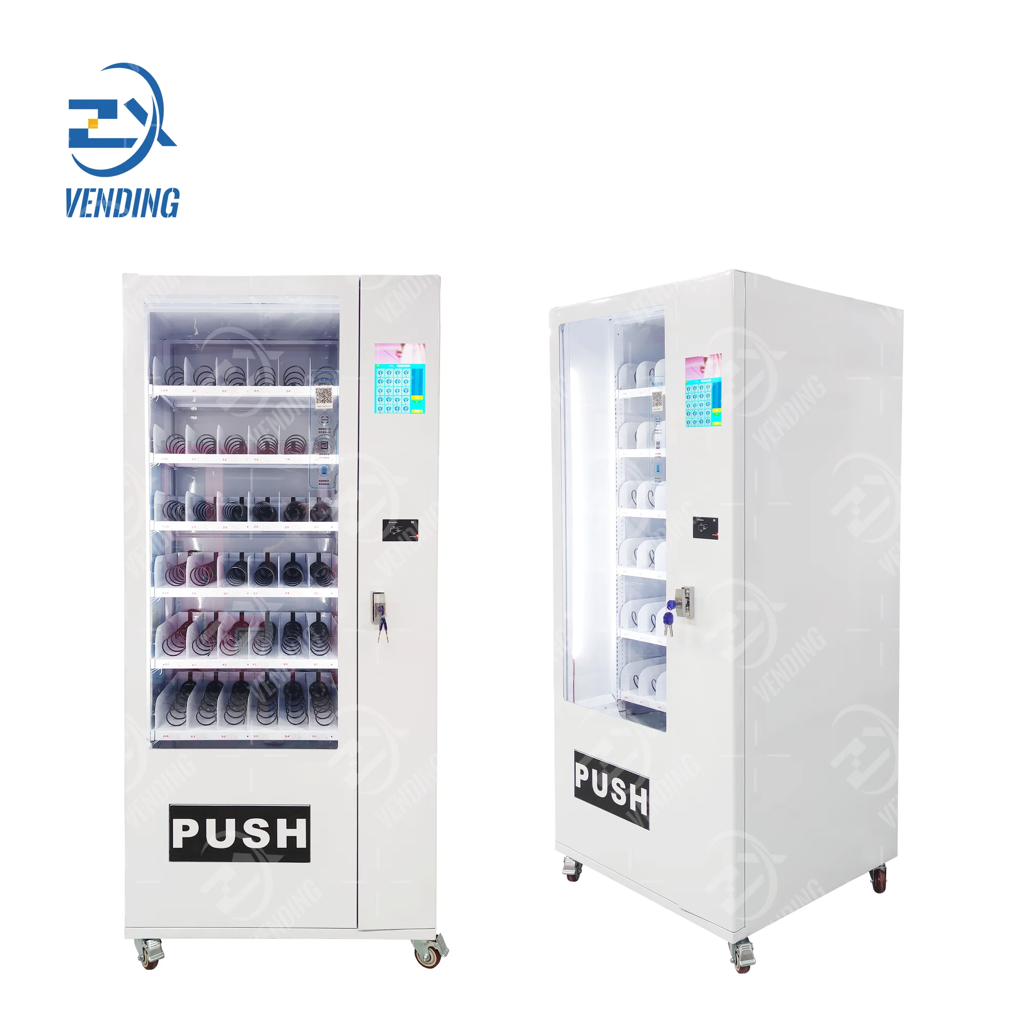 Factory supply new type Customized indoor and outdoor spiral pusher spring vending machine