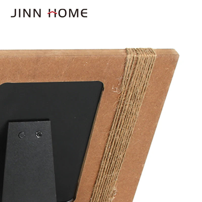 Shabby Chic Home Decor 2pcs A3 Collage Table Display Wooden Photo Wedding Family Gifts Decoration Twine Metal Feather Decor