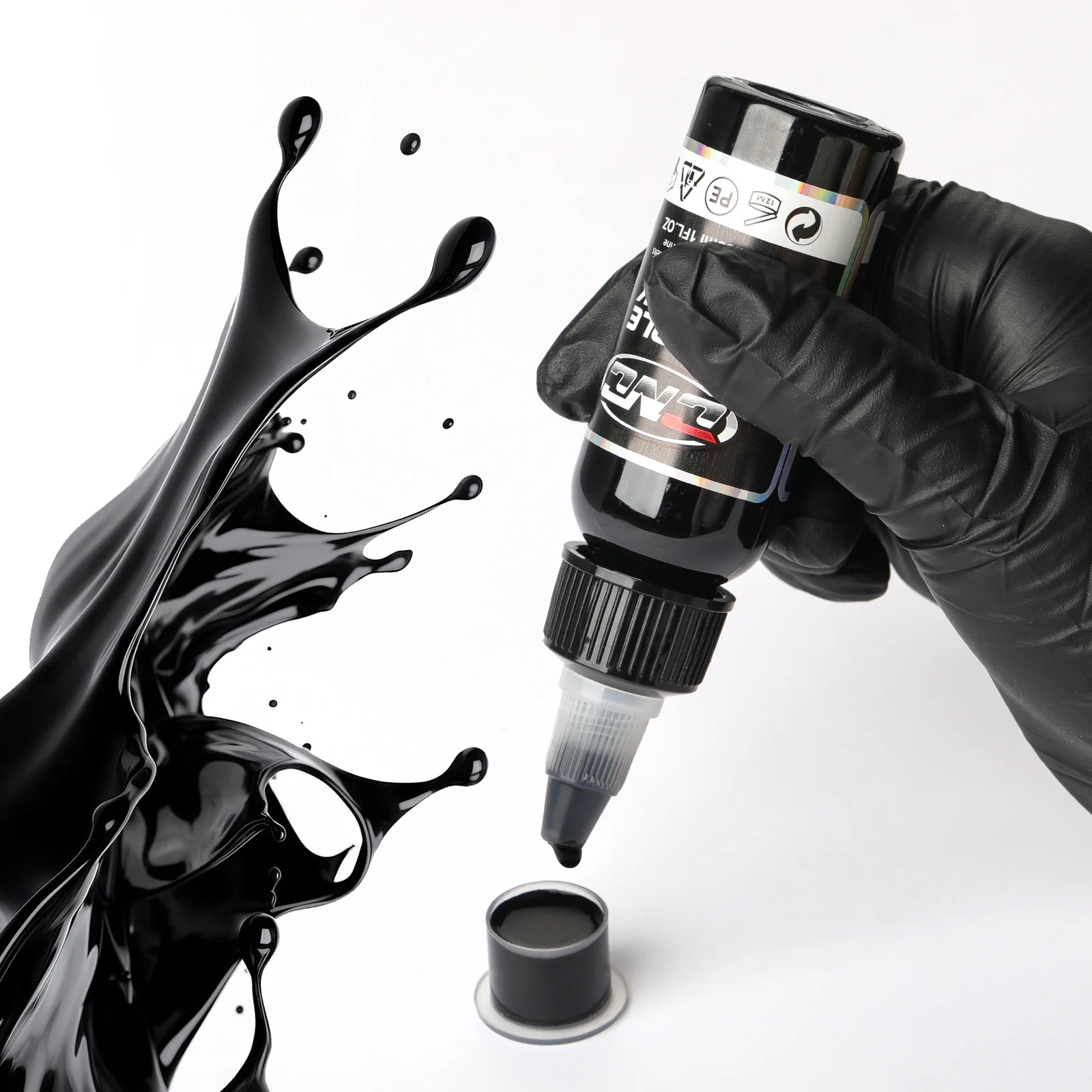 CNC Professional 30ML Pure Black Tattoo Ink Manufacturer Ink Tattoo Colors Pigment Ink