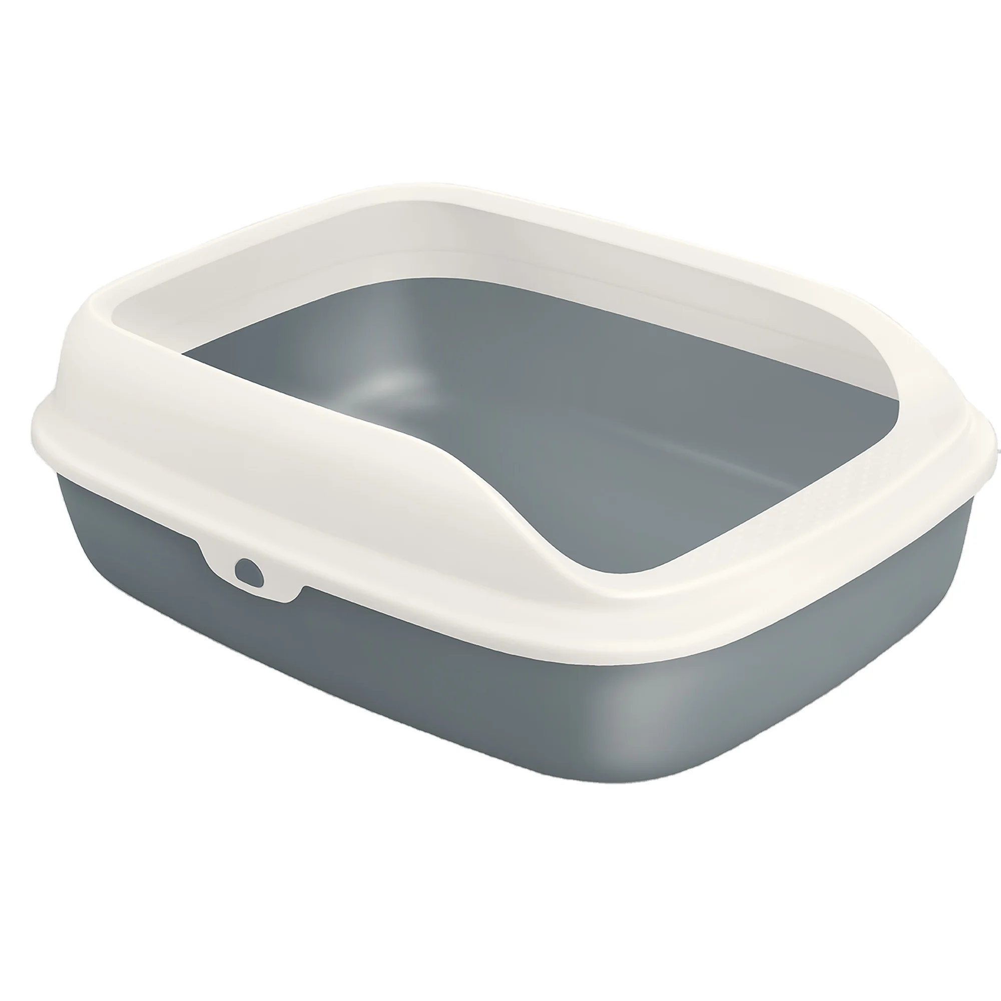 PAKEWAY cheap price open design large cat litter bathtub cat toilet box pet training tray for cat