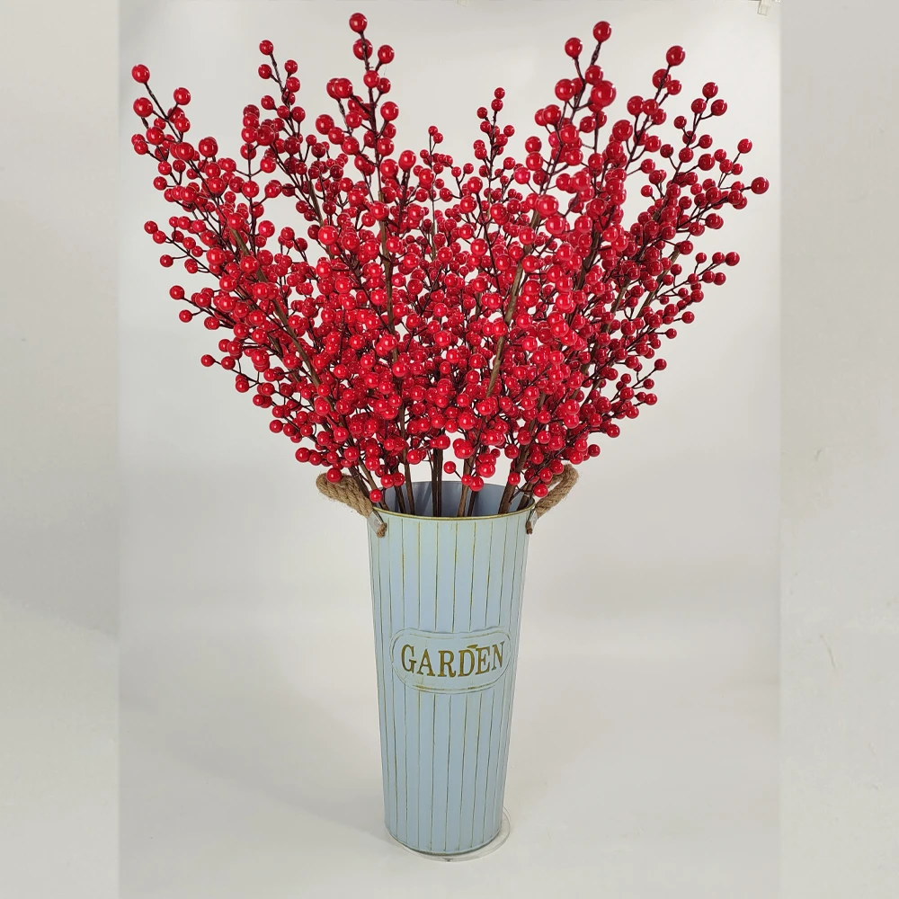 
 Qifang искусственные фрукты, рождественские длинные стебли, медиаторы в ассортименте, красная ягода, ветка для окна, домашний декор  