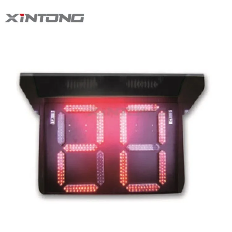  XINTONG 800*600Mm 2 Digital Counter Timer Solar Led Road Countdown Traffic
