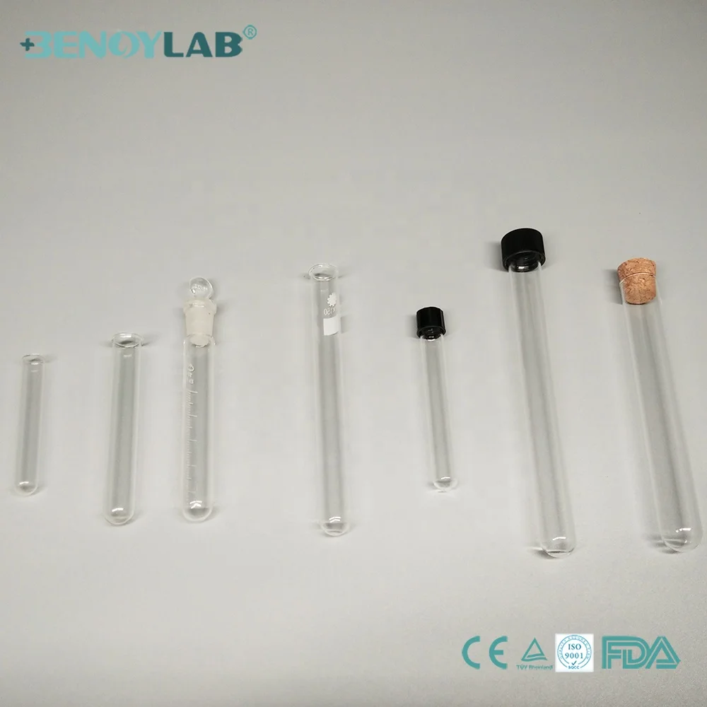  BENOYLAB одноразовые стеклянные пробирки 15x150 мм с винтовой