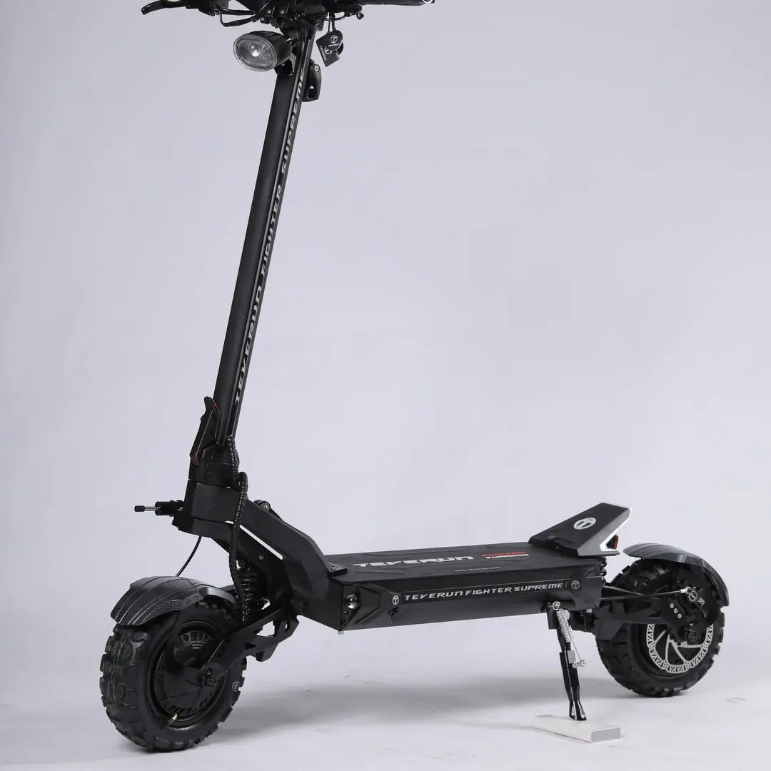 Teverun Newest Model Fighter Eleven Plus with 60V 35AH Battery 11inch Tubeless Tire Puncture Free and TFT Display