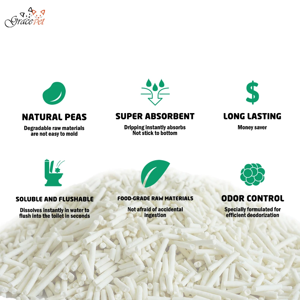 Best Seller Eco-Friendly Tofu Cat Litter Lavender Scented Odor Absorption Testable Flushable Free Sample Manufacturer Price