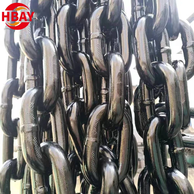 ANYUE Hot Sale Wholesale Spray GI Alloy Steel Lifting Anchor Chain for Ship