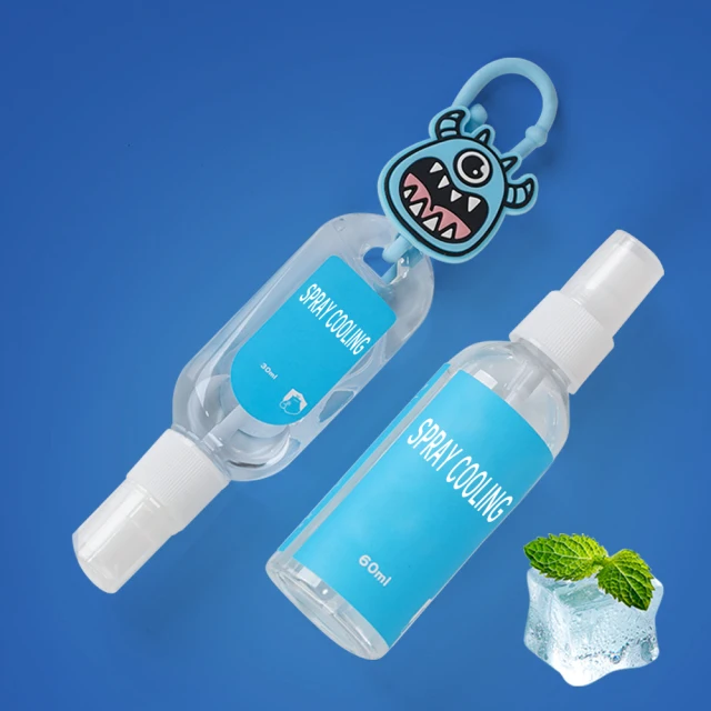 Hot Sale Peppermint mint extract Cooling Spray Mist Long Lasting Hot Flashes Body Cool Down Spray