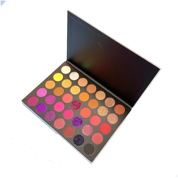 Highly Pigmented Long Lasting Waterproof Professional Contour Highlight Powder Makeup Shimmer Glitter Matte Eye Shadow Palette