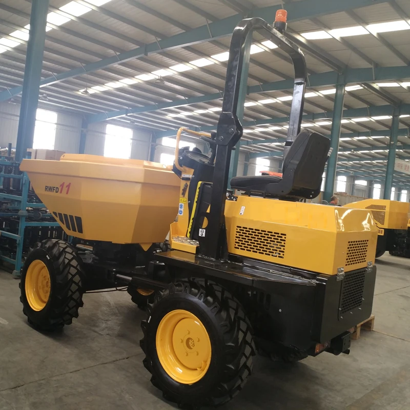 High Quality Yanmar engine four wheel drive mini dumper mini loader for sale