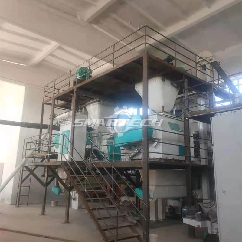 animal cattle chicken duck goose feed pellet making machine feed processing machinery for manufacturing plant