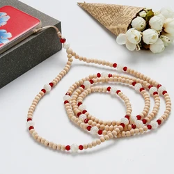 Factory direct sale simple evil-eyes white pine beads phone straps beads accessories for mobile/ glasses/necklace/bracelet