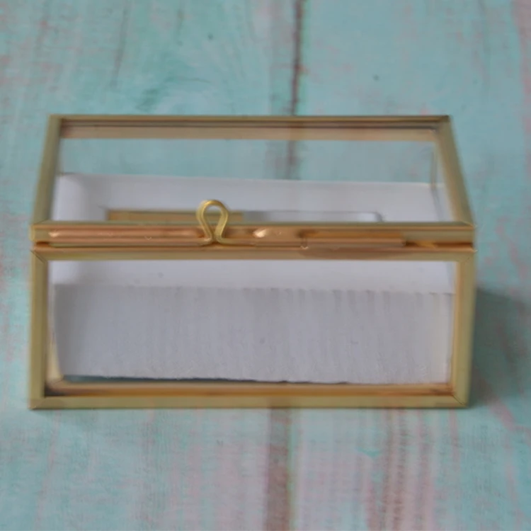 various colors micro glass box for usb flash drive with foam insert and lock photography personalized wedding gift OEM ODM