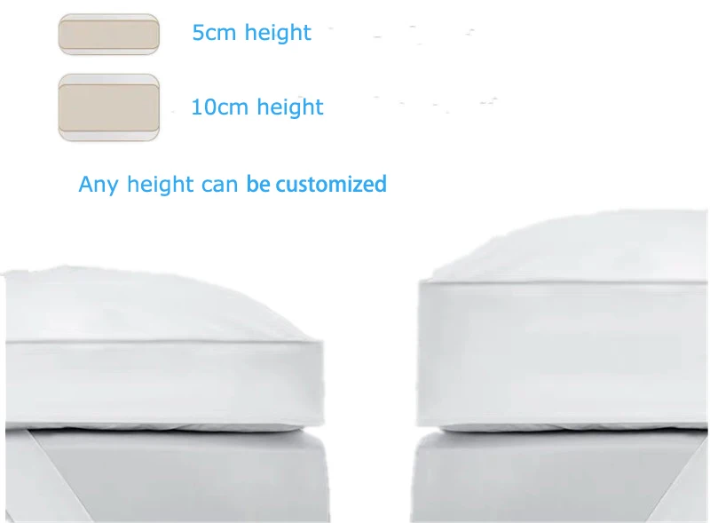 
Twin/Full/Queen/King down and feather and polyester mattress topper 