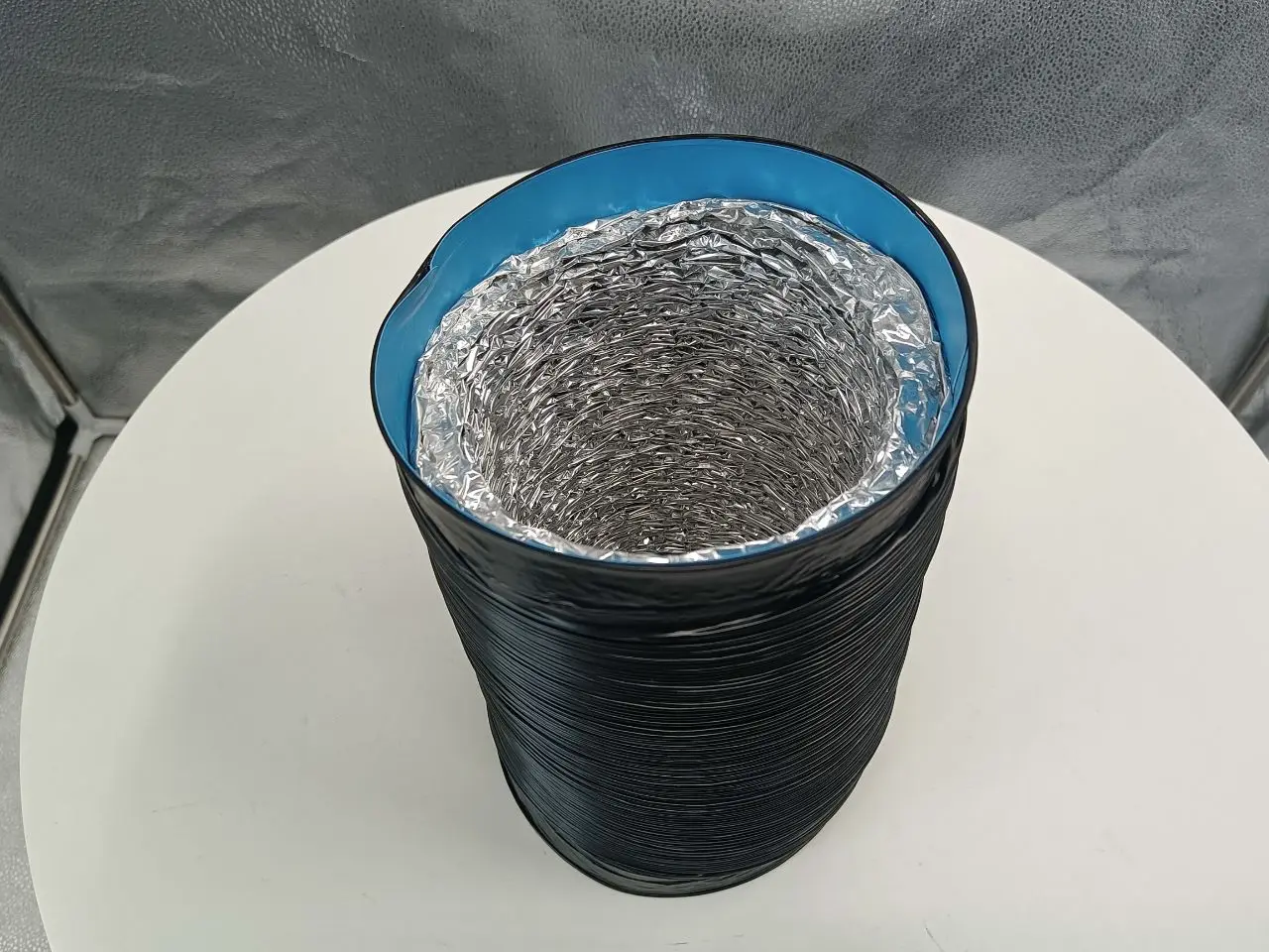 Premium 4 Inch 4M Black PVC conbined with Aluminum film Air Pipe wind tube Ventilation Systems wind tube