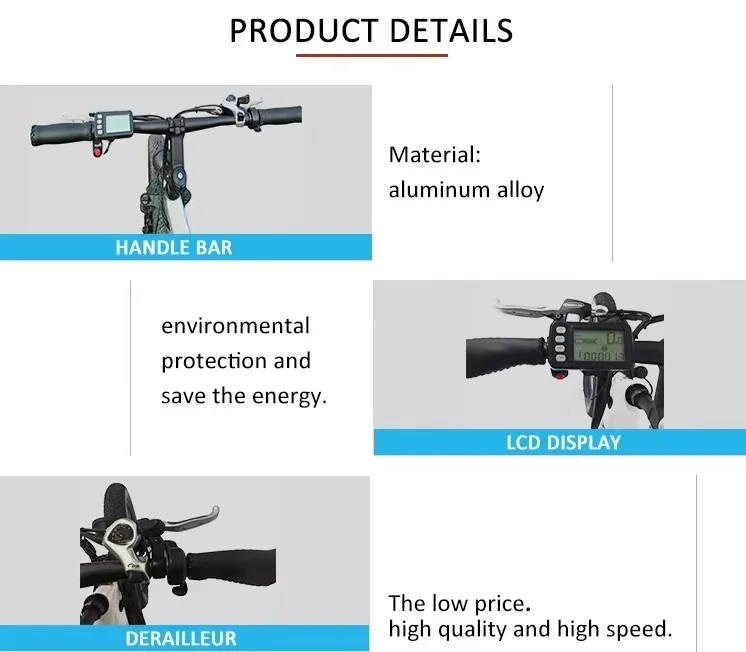 SL-E-F20103-7S Aluminum Shimano  Electric Bicycle Folding  bike E BIKE